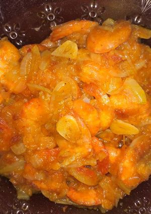 Foto resep Udang Saos Pedas