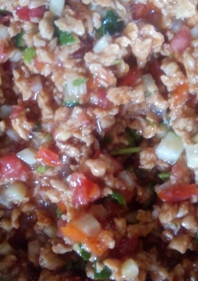 Una foto de Ceviche de soya