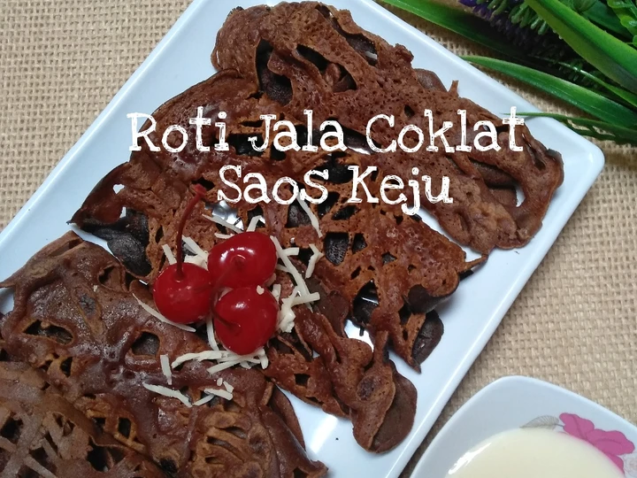 Cara Mudah Membuat Resep Roti Jala Coklat Saos Keju yang Bikin Ngiler Anti Ribet, Mantap