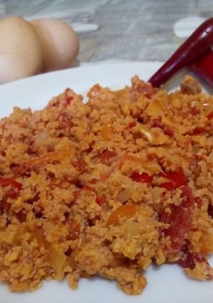 Májkrémes lecsó recept fotója