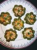 Green vegetables katori chat