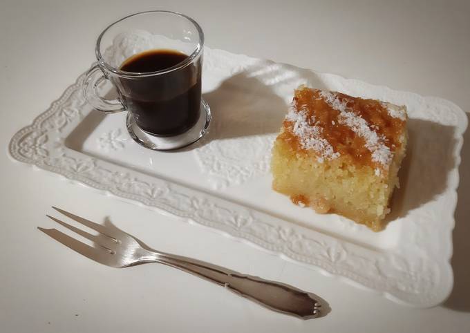 Gâteau de semoule noix de coco ❤