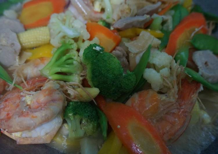 Resep Capcai Udang Simpel, Lezat