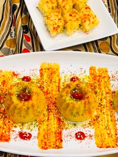 પાલક મીની ઢોકળા કેક(Spinach Dhokla recipe in Gujarati) રેસીપી મુખ્ય ફોટો