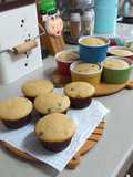 Muffins de yogurt con chispas de chocolate