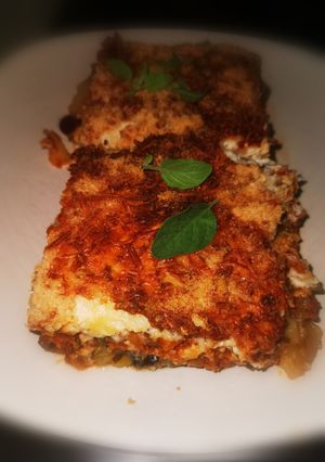 A picture of Moussaka.