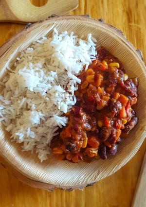 Une photo de Chili sin carne