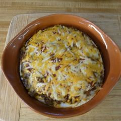 A picture of Easy Taco Tuesday Pizza Bake.