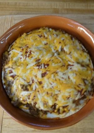 A picture of Easy Taco Tuesday Pizza Bake.