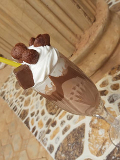 A picture of Chocolate milkshake.