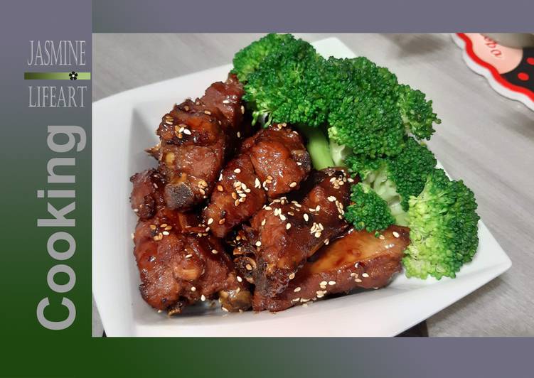 Recipe of Any-night-of-the-week Chinese Sweet and Sour Pork Ribs