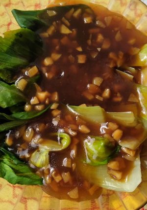 Foto resep Tumis pakcoy bawang putih