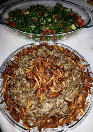 صورة لوصفة مجدرة البرغل
