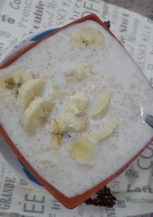 A picture of Rajgira ki kheer.
