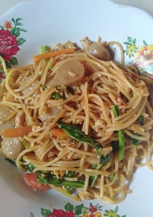 Foto resep Spagetti goreng