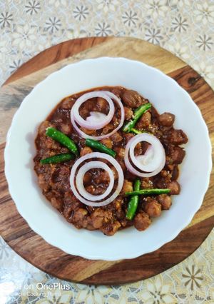 A picture of Chana Masala.