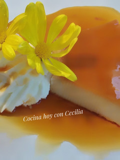 Una foto de Flan de huevo con leche condensada