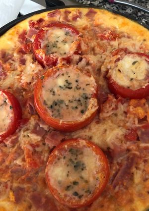 Foto principal de Napolitana de jamón, queso y tomates