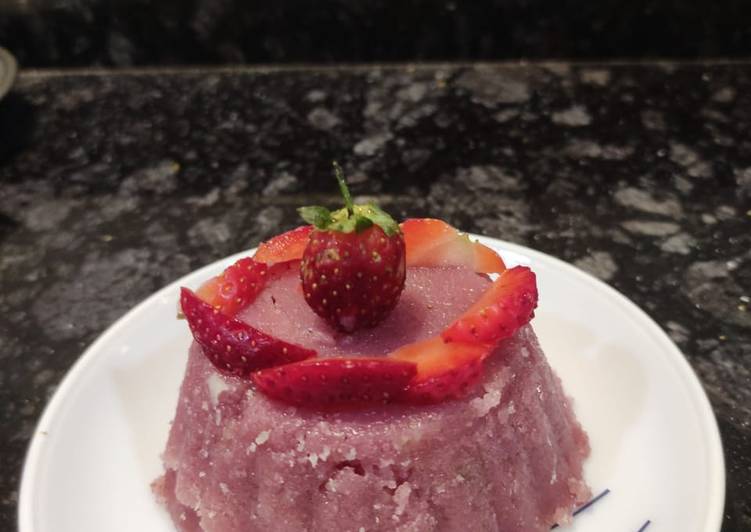 Simple Way to Prepare Ultimate Strawberry Halwa