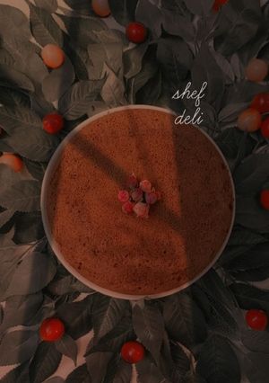 عکسی از دستور کیک شیر شکلاتی