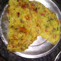 A picture of Suji ka cheela.