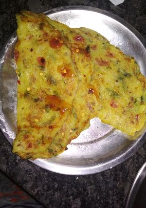 A picture of Suji ka cheela.