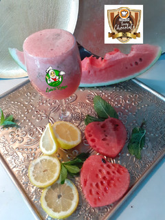 A picture of Watermelon mint mojito.