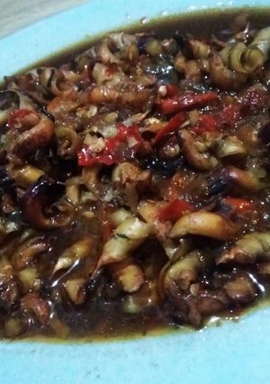 Foto resep Seafood gonggong pedas manis