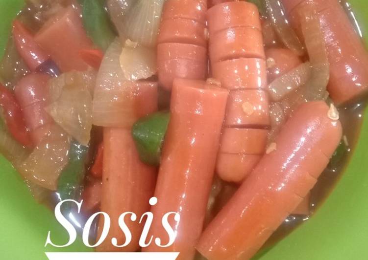 75. Sosis oseng pedas