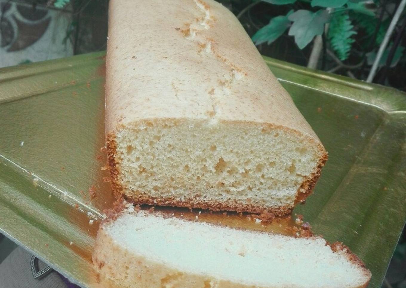 Budín de vainilla sin gluten c/ harina de arroz y leche en polvo