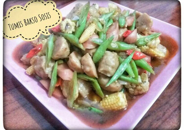 Resep Tumis Bakso Sosis oleh Risma Imania - Cookpad