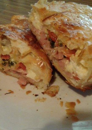 Una foto de Calzón relleno mediterráneo - Bien Casero.....