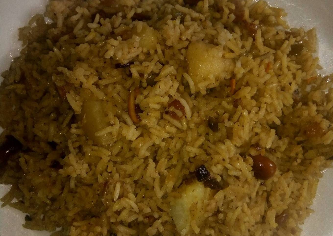 Sweet sausage rice