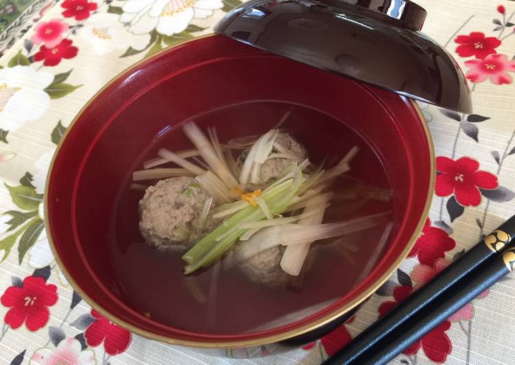 Japanese fish ball soup