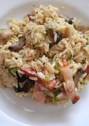 Gombás rizottó recept fotója