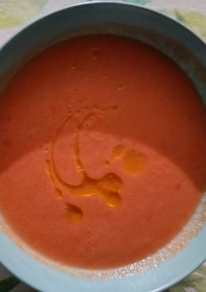 Una foto de Gazpacho de Sandía