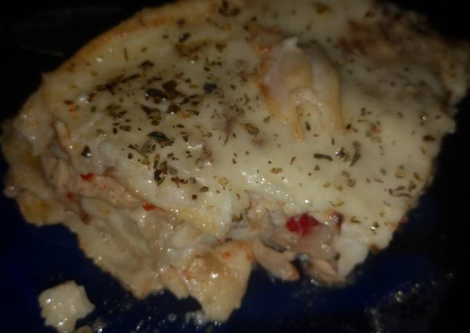 Lasagna fácil y económica de pollo Receta de Viviana Martinez- Cookpad