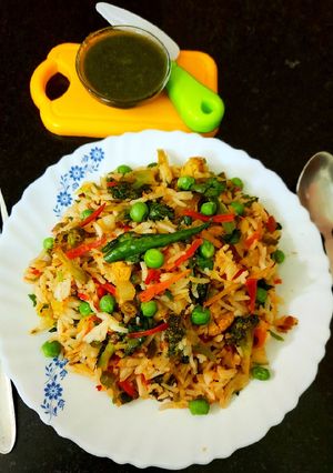 A picture of Veg Fried Rice.
