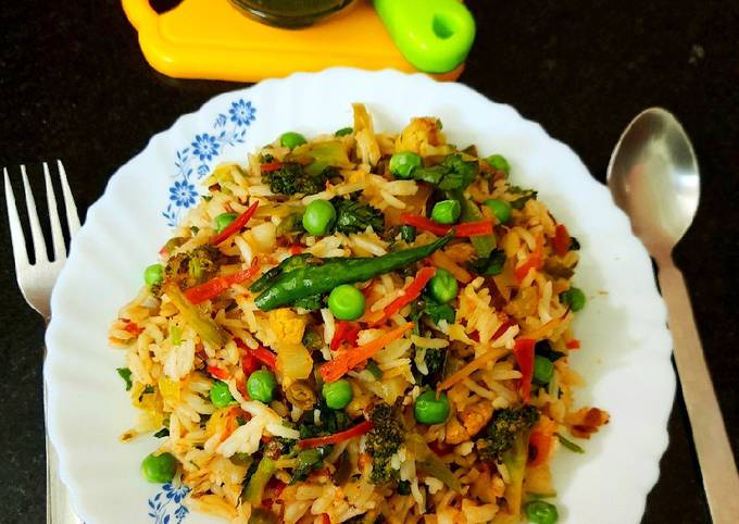 Simple Way to Prepare Quick Veg Fried Rice