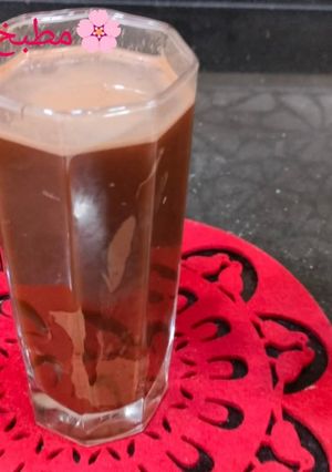 صورة لوصفة مشروب الشوكولا بالماء