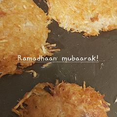 A picture of Grated potato crispy snack.