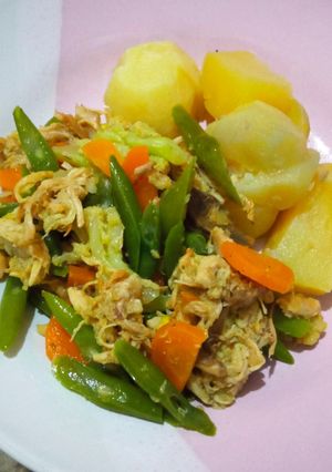 Foto resep Tumis Sayuran dan Ayam