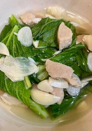 Foto resep Caisim Rebus Bawang Putih
