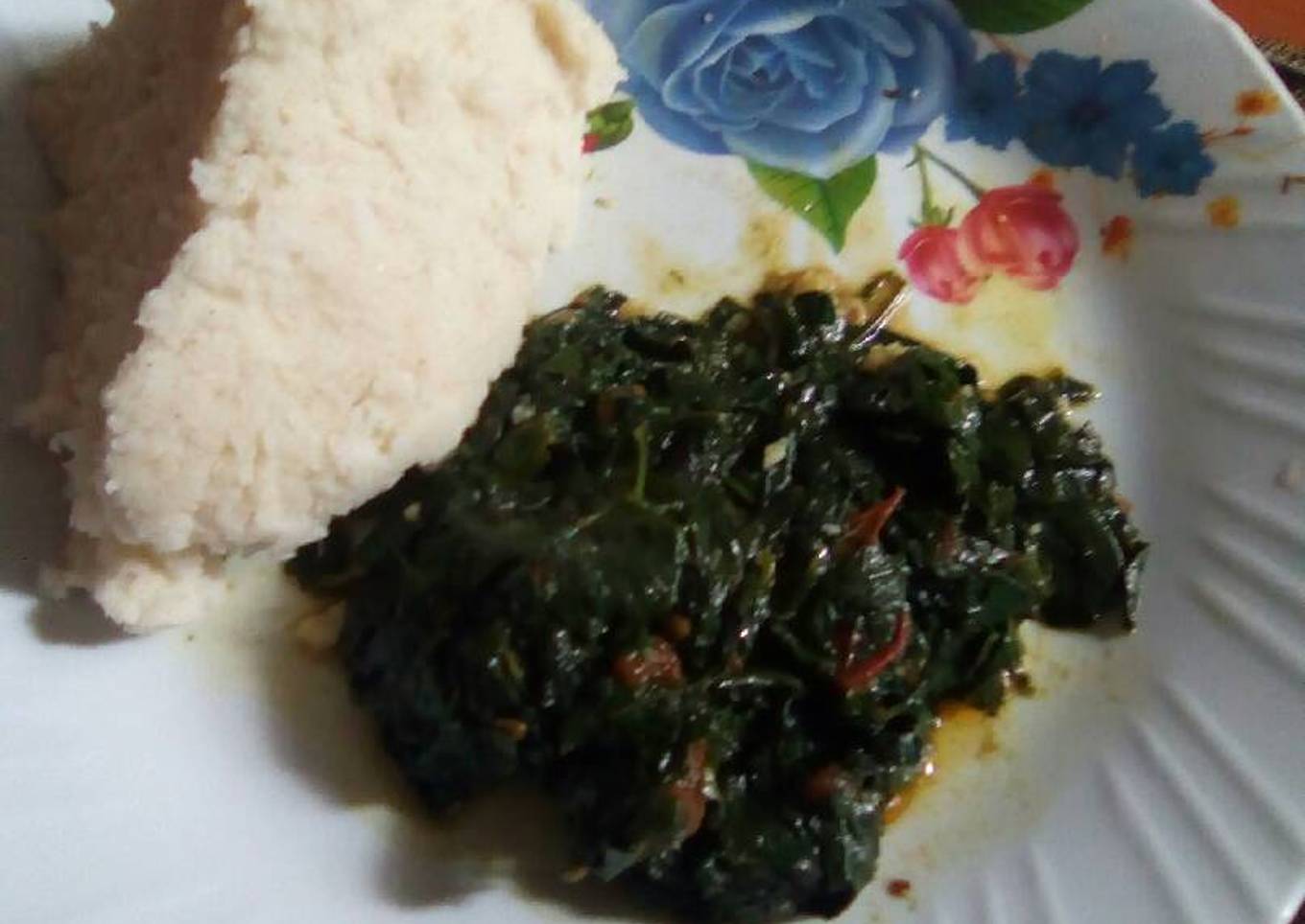 Kunde stew with ugali