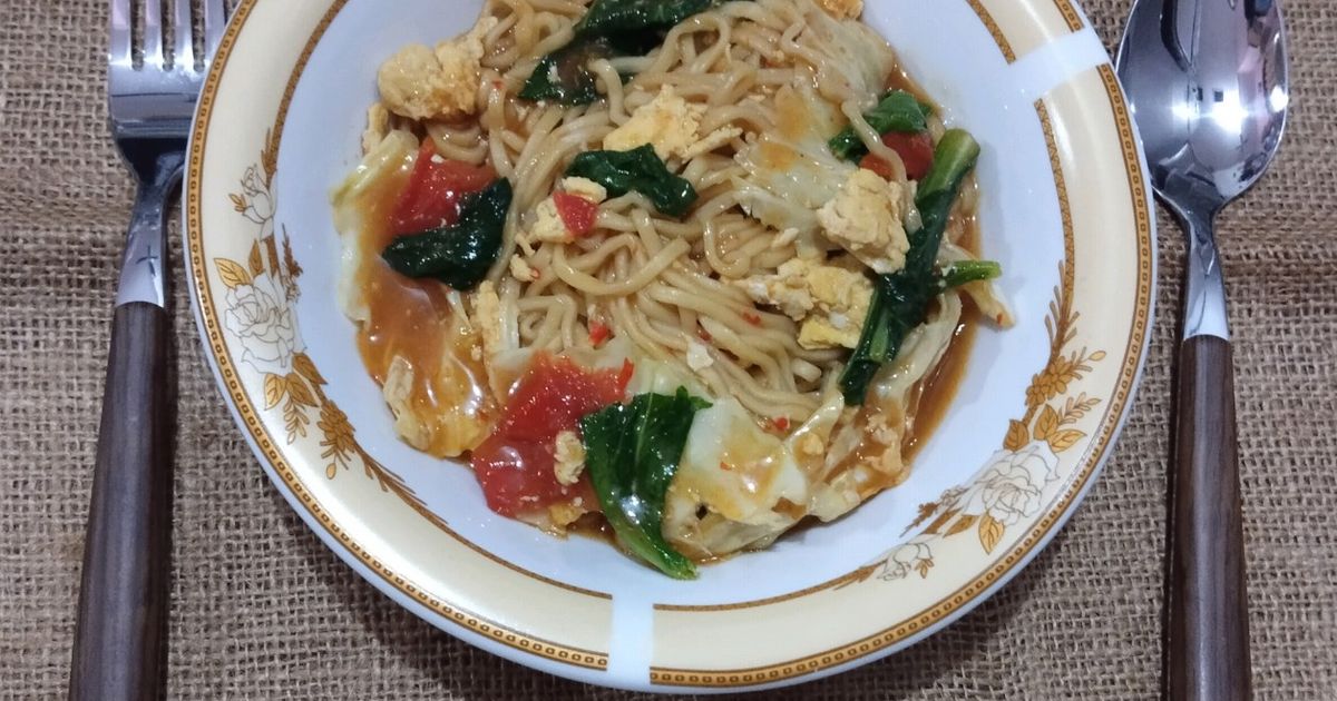 Mie Telur Tek-Tek (Kuah Nyemek)