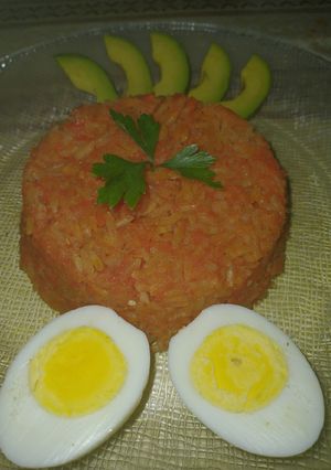 Una foto de Arroz rojo