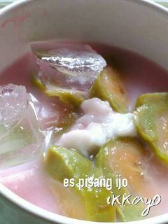 Foto resep Es pisang ijo