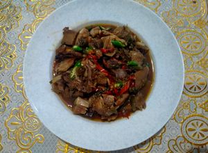 Foto resep Oseng Lidah Sapi Kecap