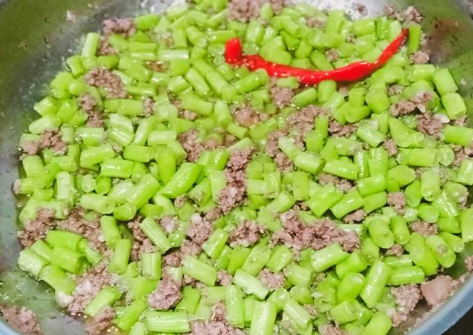 Resep sehat Tumis buncis daging dengan anchor butter