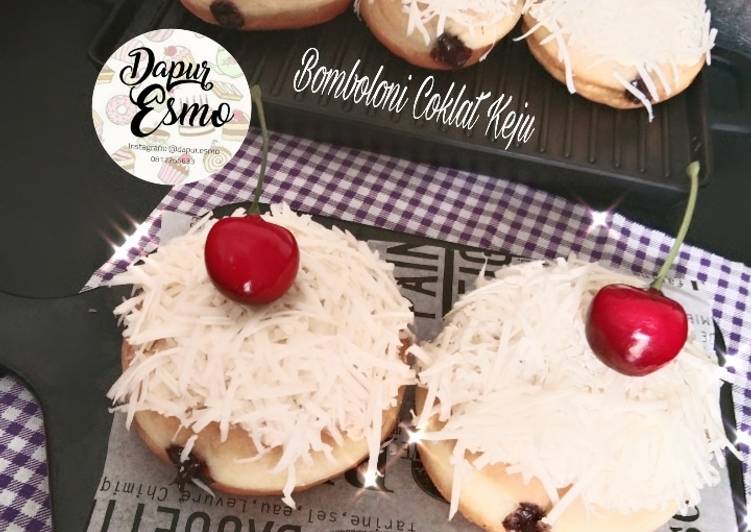 Bomboloni Coklat Keju